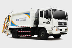Camión compactador de residuos de carga trasera