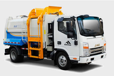 Camión compactador de residuos de carga lateral